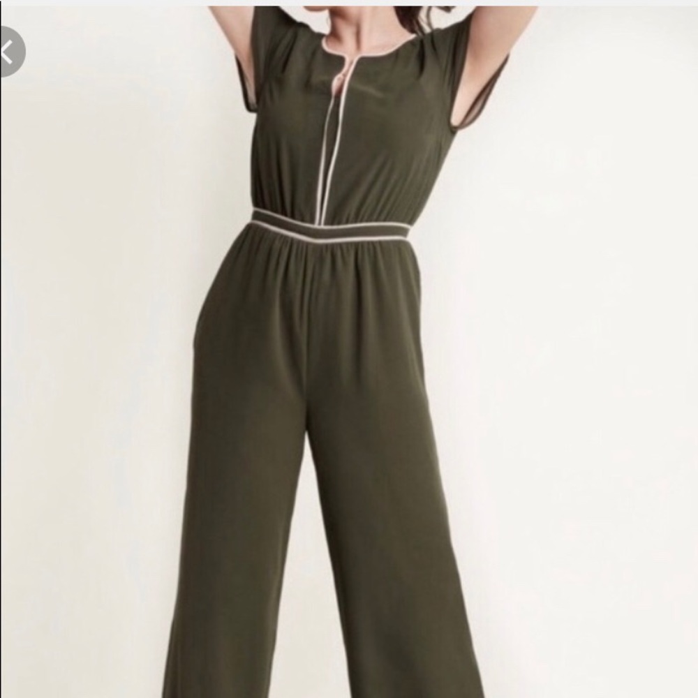 Modcloth Olive Jumpsuit